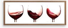 Swirling wine Framed Art Print 19010248