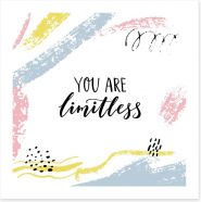 You are limitless Art Print 190204379
