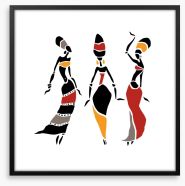 Tribal beauty Framed Art Print 190264160