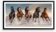 The five amigos Framed Art Print 192124042
