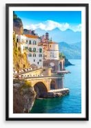 An Amalfi morning Framed Art Print 197842270