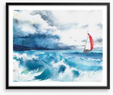 Stormy weather Framed Art Print 201260052