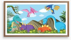 Dinosaurs Framed Art Print 202833195