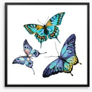 Butterflies Framed Art Print 203900160