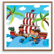Pirates Framed Art Print 205717945
