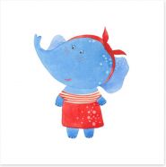 Elephants Art Print 206607904