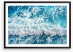Sea splash Framed Art Print 207088658