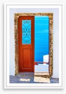 Across the Aegean Sea Framed Art Print 207328719