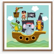 Pirates Framed Art Print 208164589