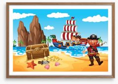 Pirates Framed Art Print 208695452