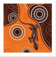 Aboriginal Art Art Print 208767732