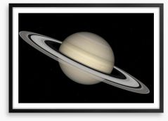Rings of Saturn Framed Art Print 20960270