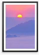 Sunsets / Rises Framed Art Print 209690901