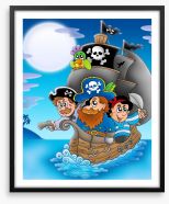 Pirates Framed Art Print 20970187