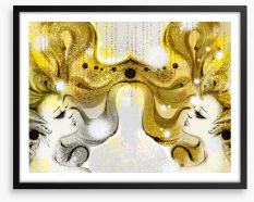 The other twin Framed Art Print 209723185