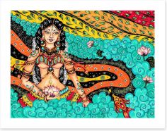 Indian Art Art Print 210182936