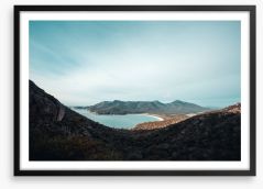 Wineglass Bay and beyond Framed Art Print 210381518