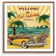 Welcome to Fort Lauderdale Framed Art Print 211002962