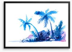 Beach House Framed Art Print 211186549