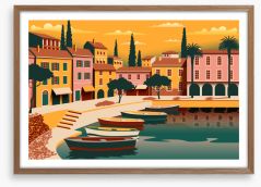 Those Mediterranean days Framed Art Print 211598356