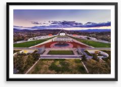 Canberra clouds Framed Art Print 211769191