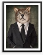 Wolf in man's clothing Framed Art Print 212126202