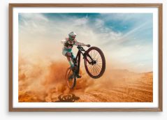 Desert ride Framed Art Print 215535130