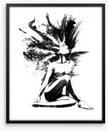 She who dares Framed Art Print 216398390