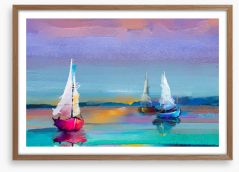 Boats and beyond Framed Art Print 216494923