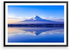 Mt. Fuji at dawn Framed Art Print 218730281