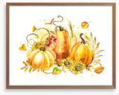 The pumpkin patch Framed Art Print 222857058