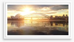 Good morning Sydney Framed Art Print 224284462