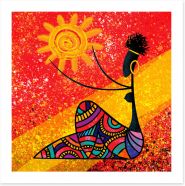 African Art Art Print 224996066