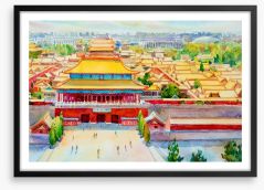 The forbidden city Framed Art Print 226156435