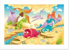 Dinosaurs Art Print 22656932