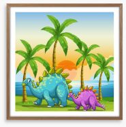 Dinosaurs Framed Art Print 227447787