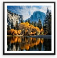 Yosemite in fall Framed Art Print 228141477