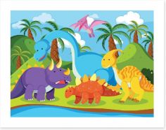 Dinosaurs Art Print 228609557