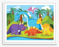 Dinosaurs Framed Art Print 228609557
