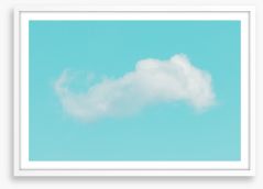 One fluffy cloud Framed Art Print 228821393