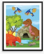 Dinosaurs Framed Art Print 229096377