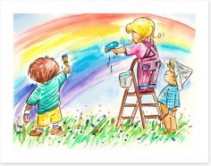 You can paint a rainbow Art Print 22929924