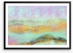 Desert dawn Framed Art Print 230540665
