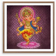 Dancing Ganesha Framed Art Print 231450278