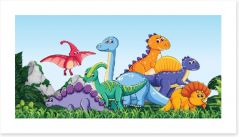 Dinosaurs Art Print 232143027