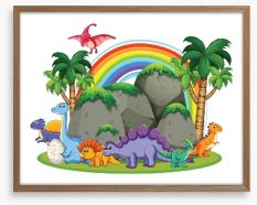 Dinosaurs Framed Art Print 232143502
