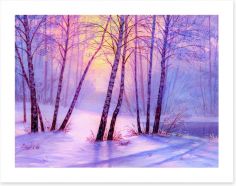 Winter Art Print 236332038