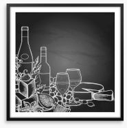 Wine tasting Framed Art Print 236964313
