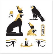 Egyptian Art Art Print 237026220