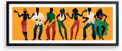 Get the party started Framed Art Print 237712491